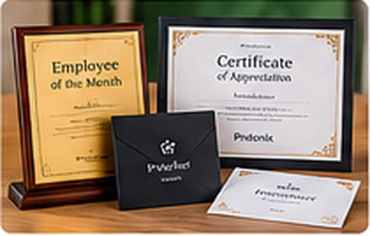 Employee of the month recognition kit