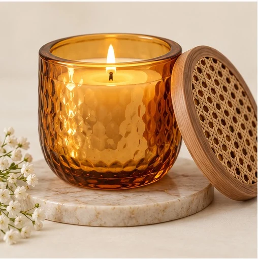 Cane-Lid Candle — illustrative product reference